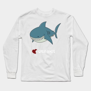 Love Great white Long Sleeve T-Shirt